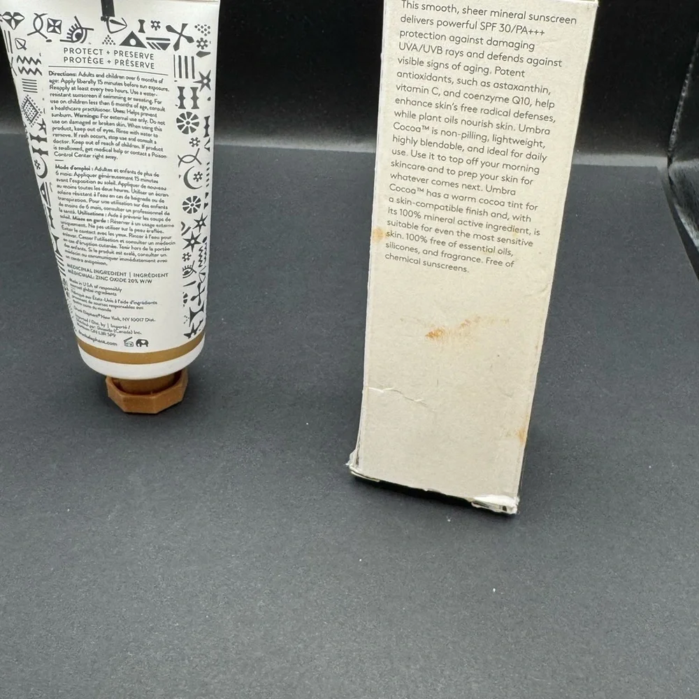 Drunk Elephant Umbra Cocoa Mineral Cream SPF 30 - Picture 3 of 9